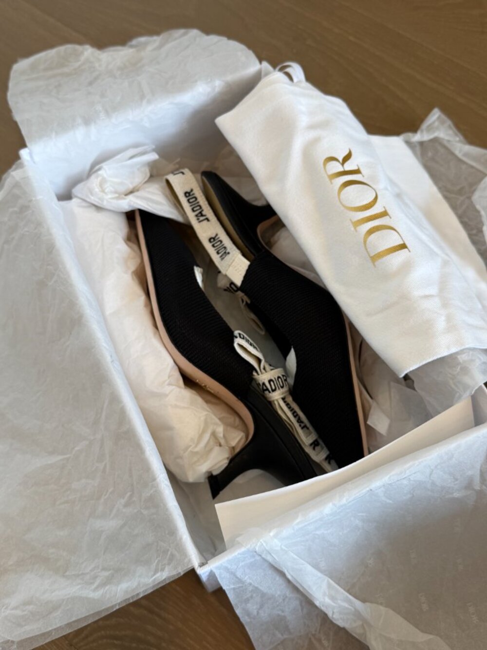 Christian Dior J'Adior Black Slingback Pumps EU 37 US 7 - Picture 4 of 9